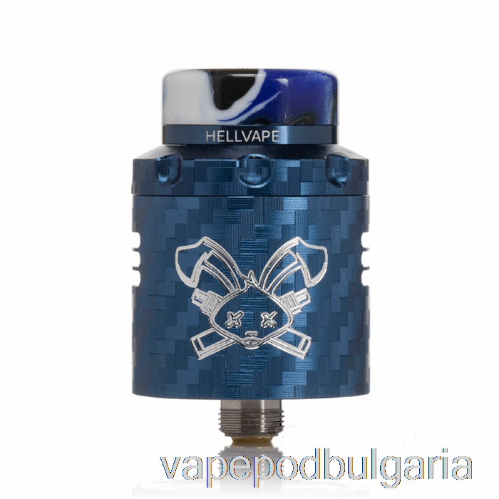 Vape Технически характеристики Hellvape Dead Rabbit V3 24mm Rda сини въглеродни влакна